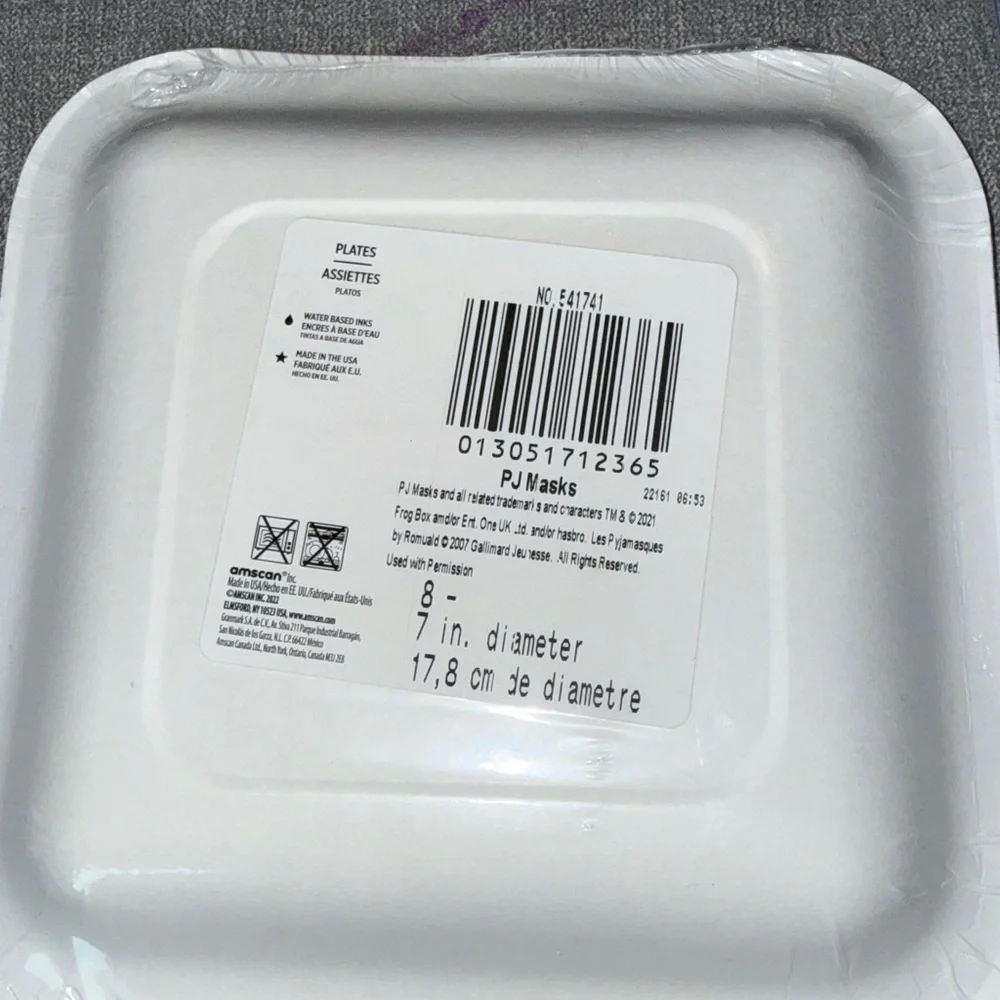 PJ Masks Party Plates